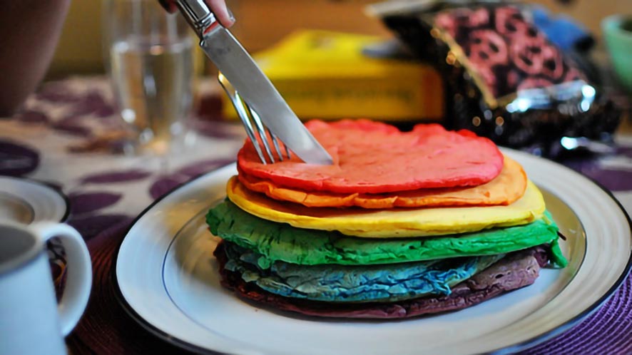 How To Make Pancakes Colorful