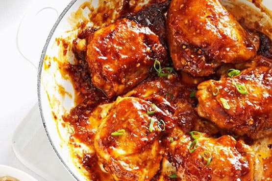 Recipes with chicken thighs . Asian Chicken Thighs