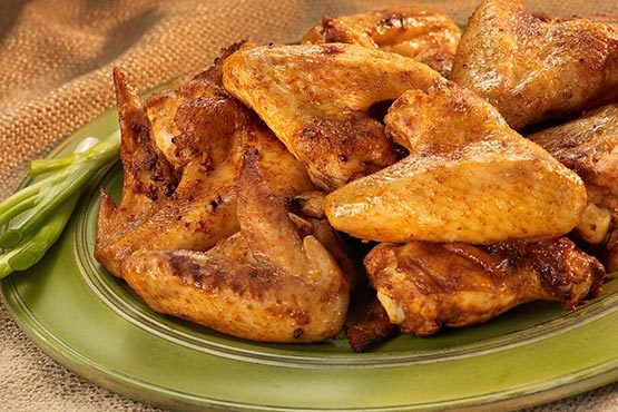 Recipes with chicken wings . Easy Baked Chicken Wings