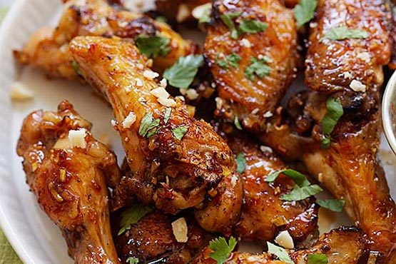 Recipes with chicken wings . Vietnamese Chicken Wings
