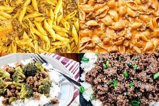 Recipes with ground beef. Perfect weeknight meal