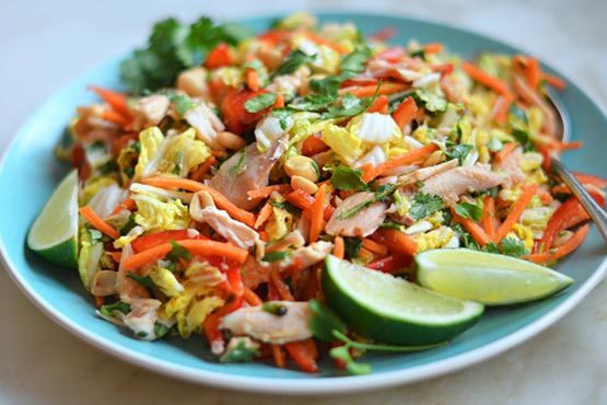 Recipes with shredded chicken . Vietnamese Shredded Chicken Salad