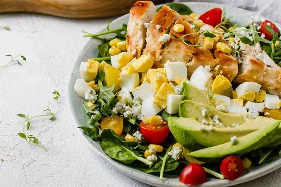 Healthy Chicken Cobb Salad Recipe