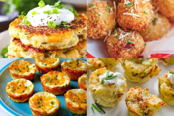Recipes with mashed potatoes. Quick and easy recipes