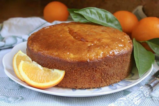 Orange cake recipes. Sicilian Whole Orange Cake