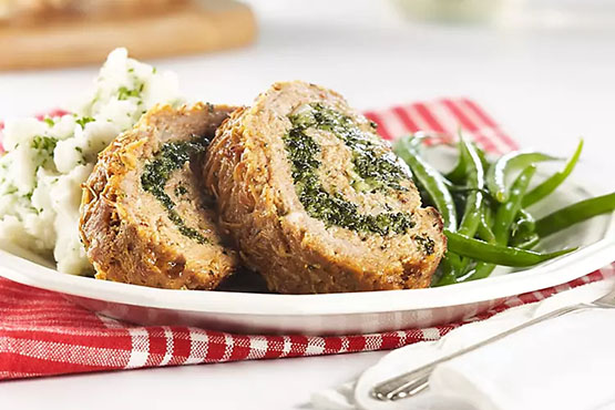 Italian Turkey And Spinach Meatloaf