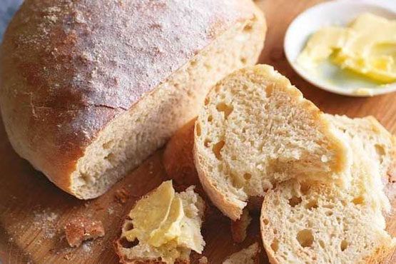Easy Plain Flour Bread