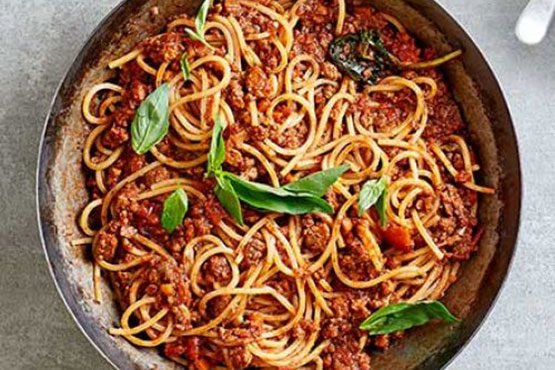 Next-level spaghetti Bolognese