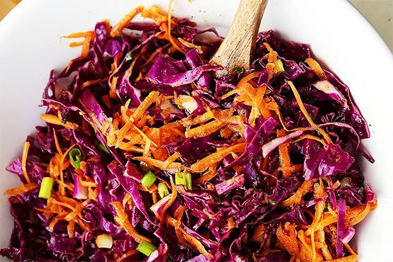 Red Cabbage and Carrot Slaw Recipe