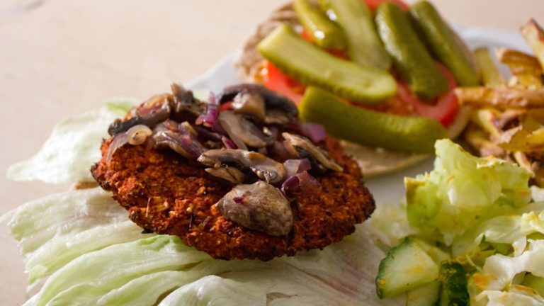 Amazing Low-Fat Vegan Burgers Recipe