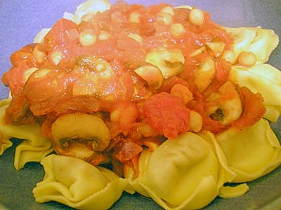 Tomato and Chickpea Pasta Recipe