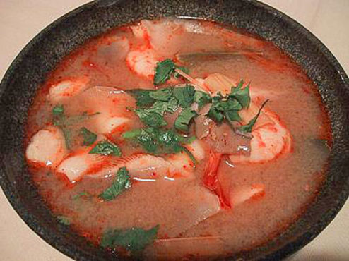 Tom Yum Goong - Hot and Sour Shrimp Soup