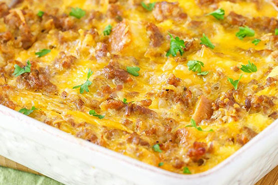 Breakfast Sausage and Egg Casserole